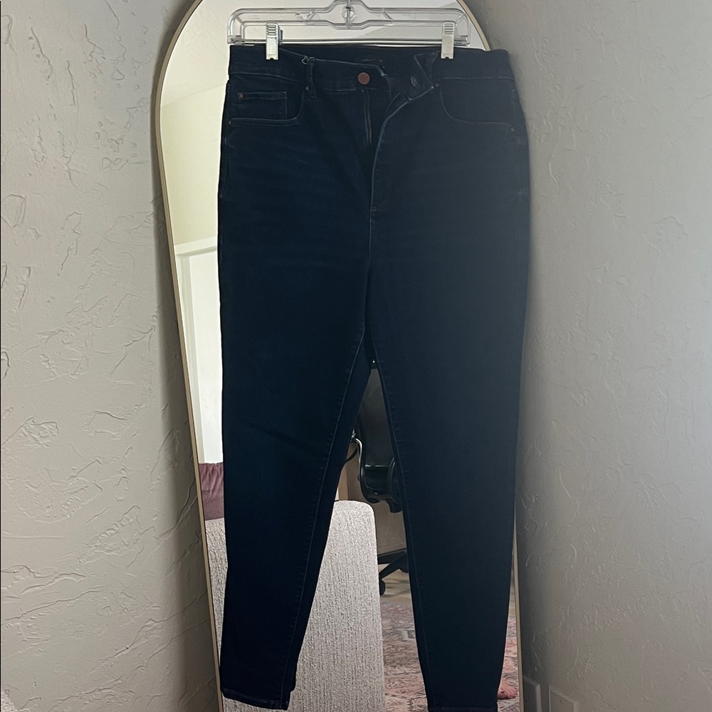 Ann Taylor Dark Blue Skinny Jeans